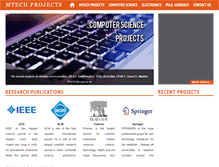Tablet Screenshot of mtechproject.com